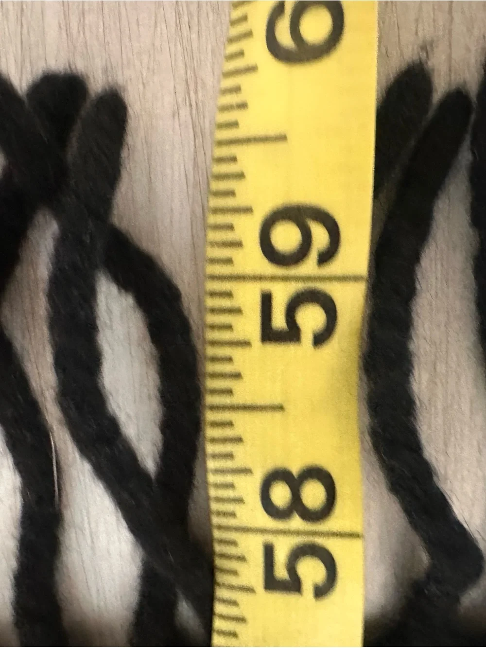 Fendi Black Fringed Wool Scarf
